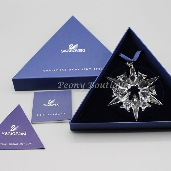 Swarovski 2007 Christmas star ornament 0872200 retired great condition with box - Picture 2 of 12